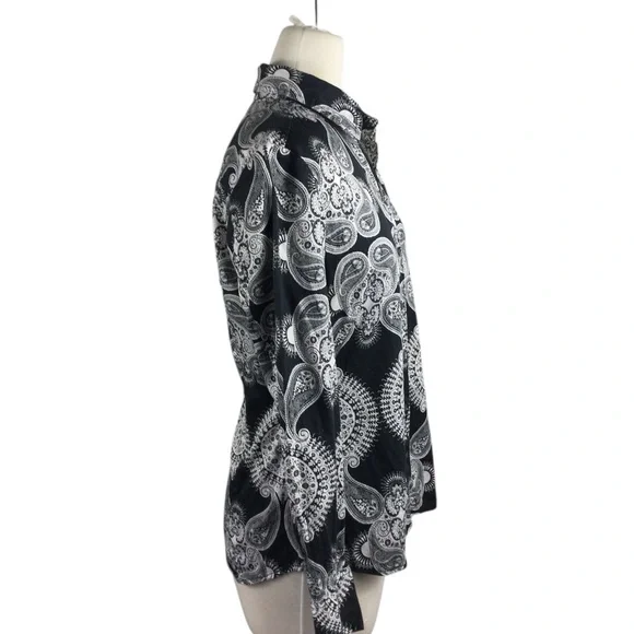 Tommy‎ Hilfiger Paisley Button-Up Shirt, Size M - Picture 3 of 7